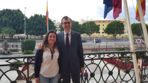 Alcalde de Murcia y profesora de Cesur