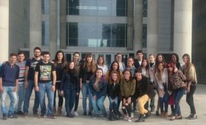 Visita a la Ciudad de la Justicia, Alumnos Cesur.