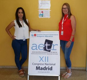 Laura y María José, XII Congreso Nacional de Radiología, Madrid.