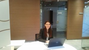 Noelia, TSID 1º Promoción CESUR Murcia, nos da la bienvenida.