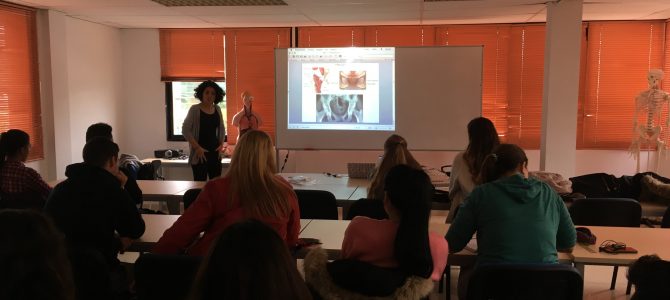 El mundo laboral visita Cesur, Beatriz Gorreta Sanchez, fisioterapeuta.