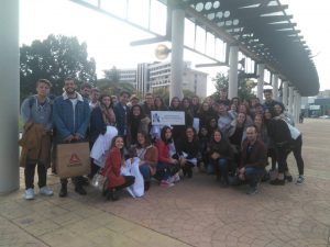 Alumnado Sanidad CESUR Murcia visita HGSL Área 2 Cartagena